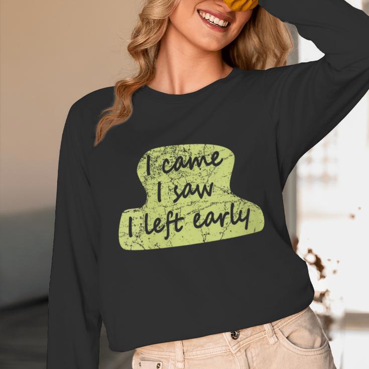 Introvert Shy Person Joke Anti-Social Quote Unisex Long Sleeve T-Shirt