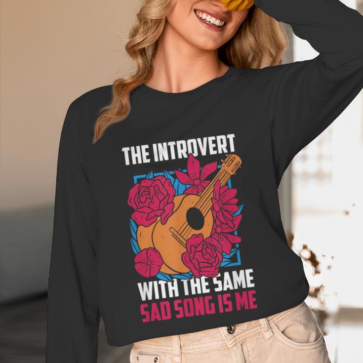 Introvert Singers Singing Sad Song Classical Music Lovers Unisex Long Sleeve T-Shirt Introvert Singers Singing Sad Song Classical Music Lovers Unisex Long Sleeve T-Shirt