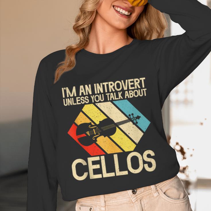 Im An Introvert Unless You Talk About Cellos Unisex Long Sleeve T-Shirt Im An Introvert Unless You Talk About Cellos Unisex Long Sleeve T-Shirt