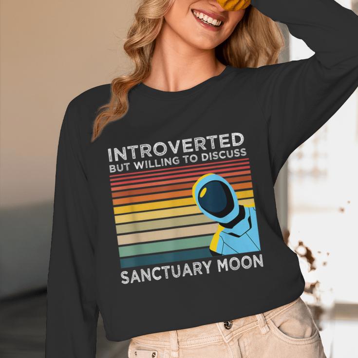 Introverted But Willing To Discuss Sanctuary Moon Unisex Long Sleeve T-Shirt Introverted But Willing To Discuss Sanctuary Moon Unisex Long Sleeve T-Shirt