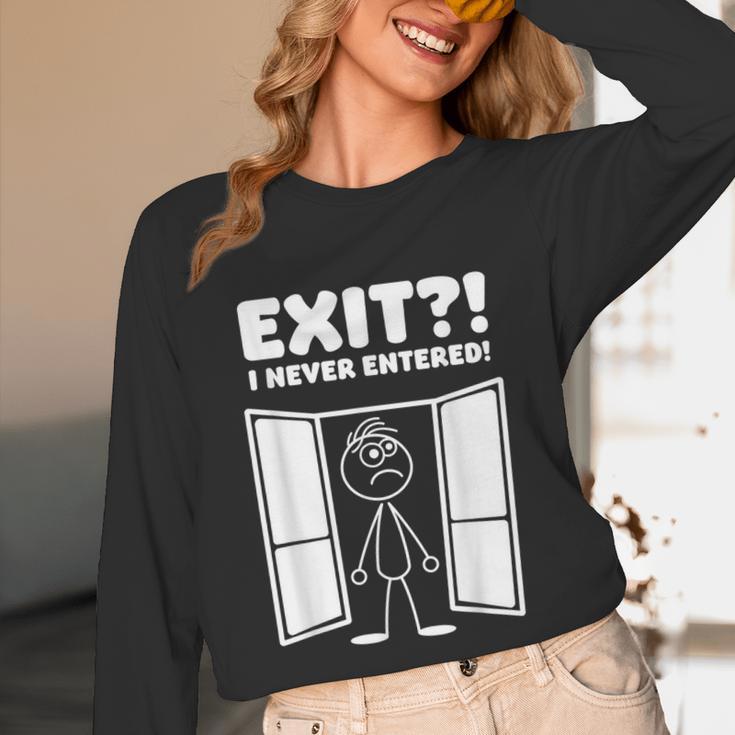 Irony Sarcasm Introvert Dry Humor Comic Cartoon Geek Nerd Unisex Long Sleeve T-Shirt Irony Sarcasm Introvert Dry Humor Comic Cartoon Geek Nerd Unisex Long Sleeve T-Shirt