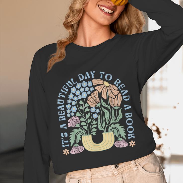 It's A Beautiful Day To Read A Book Librarian Book Lover Unisex Long Sleeve T-Shirt