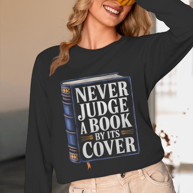 Never Judge a Book By Its Cover Unisex Long Sleeve T-Shirt