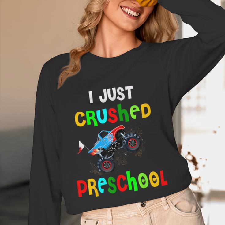 I Just Crushed Preschool Monster Graduation Unisex Long Sleeve T-Shirt