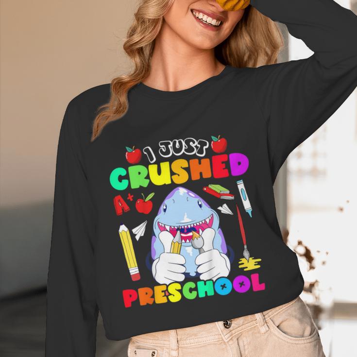 I Just Crushed Preschool Pre-K Preschoolers Graduation Unisex Long Sleeve T-Shirt