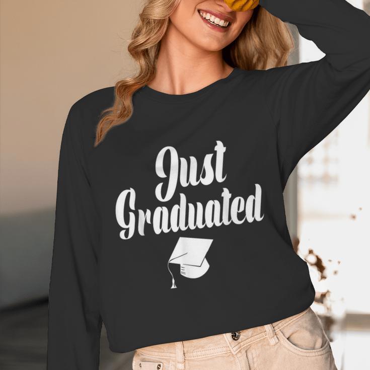 Just Graduated With A Graduation Cap Unisex Long Sleeve T-Shirt