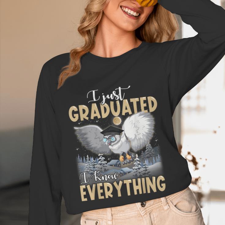 I Just Graduated I Know Everything Graduation Unisex Long Sleeve T-Shirt