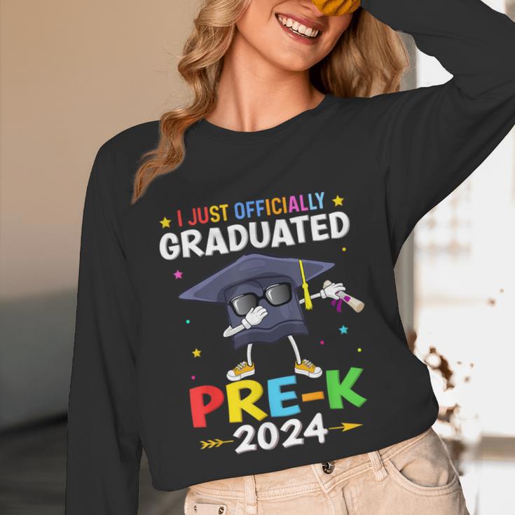 I Just Officially Graduated Pre k Graduation 2024 Pre-K Kids Unisex Long Sleeve T-Shirt