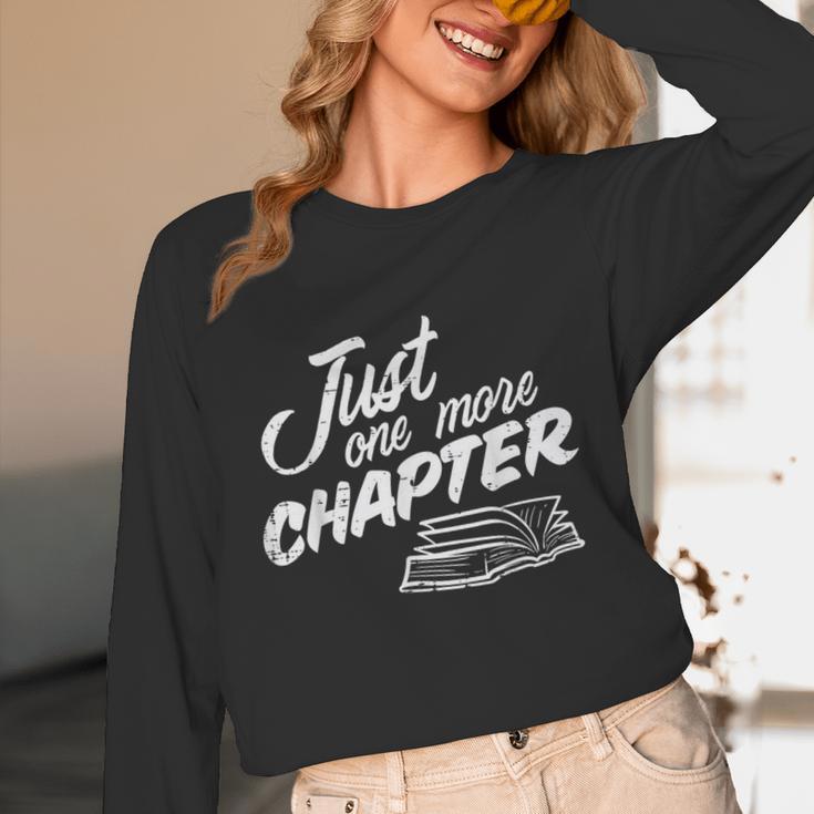 Just One More Chapter Read Reading Librarian Book Men Women Unisex Long Sleeve T-Shirt Just One More Chapter Read Reading Librarian Book Men Women Unisex Long Sleeve T-Shirt