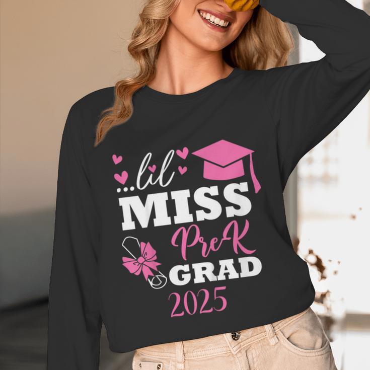 Kids Little Miss Pre-K Grad Preschool Prek Graduation 2025 Unisex Long Sleeve T-Shirt