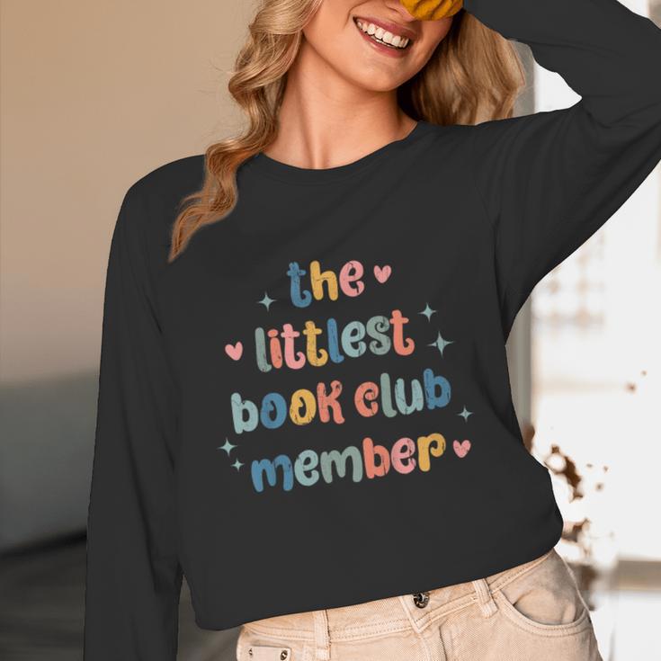 Kids The Littlest Book Club Member Book Lover Club Unisex Long Sleeve T-Shirt
