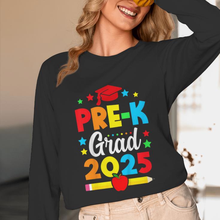 Kids Pre-K Grad 2025 Preschool Graduation 2025 Unisex Long Sleeve T-Shirt