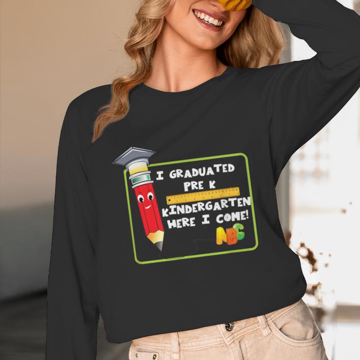 Kids Pre-K Graduation Kindergarten Here I Come Unisex Long Sleeve T-Shirt