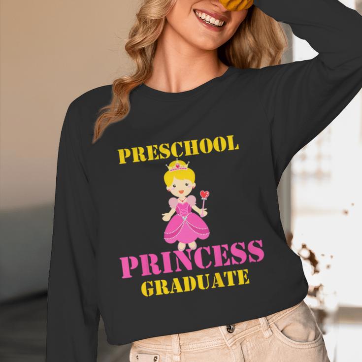 Kids Princess Graduate Prek Preschool Graduation Tshirt For Girls Unisex Long Sleeve T-Shirt