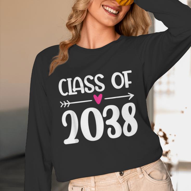Kindergarten Class Of 2038 First Day School Graduation Girls Unisex Long Sleeve T-Shirt