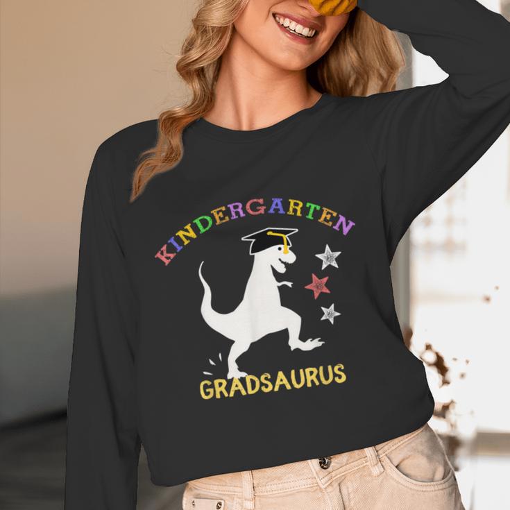 Kindergarten Graduation Shirt 2019 Dinosaur Graduate Party Unisex Long Sleeve T-Shirt