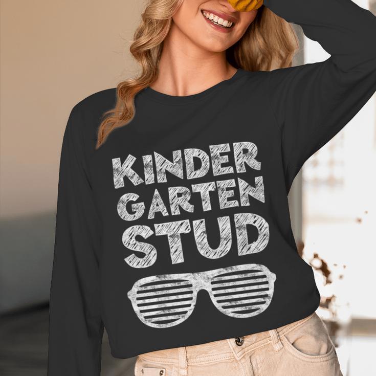Kindergarten Stud Shirt Girl Boy Back To School Graduation Unisex Long Sleeve T-Shirt