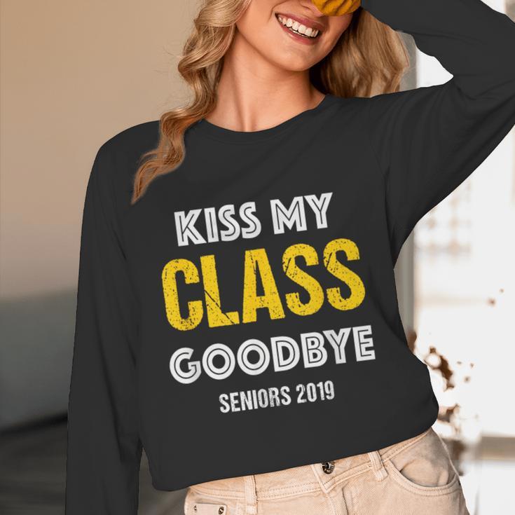 Kiss My Class Goodbye Shirt 2019 Graduation Shirt Unisex Long Sleeve T-Shirt