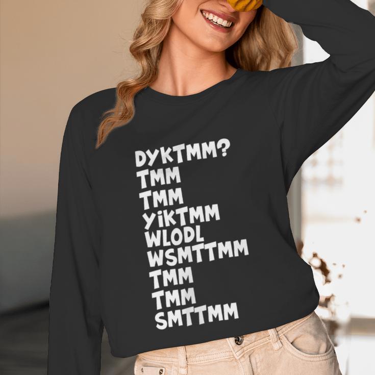 Do You Know The Muffin Man DYKTMM Nostalgia Quote Unisex Long Sleeve T-Shirt Do You Know The Muffin Man DYKTMM Nostalgia Quote Unisex Long Sleeve T-Shirt
