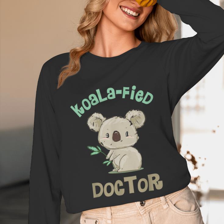 Koala Doctor Shirt Med Student Graduation Idea Unisex Long Sleeve T-Shirt