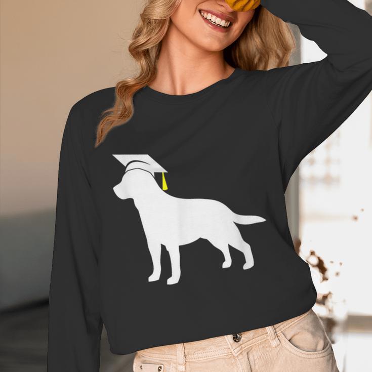 Labrador Retriever Graduation Dog Graduate For Men Women Kids Unisex Long Sleeve T-Shirt