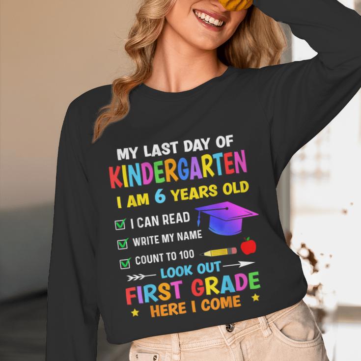 Last Days Of Kindergarten Graduation 2025 Graduate Boys Girl Unisex Long Sleeve T-Shirt