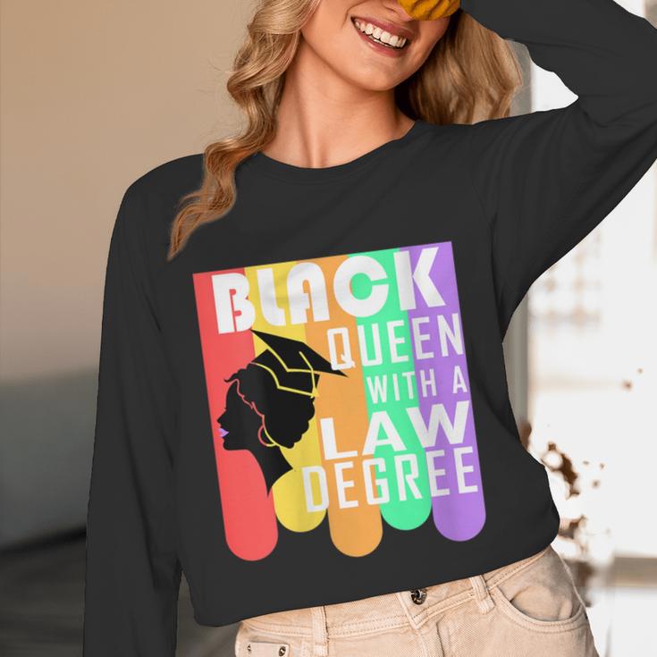 Law School Graduation Queen New Lawyer Attorney Grad Unisex Long Sleeve T-Shirt