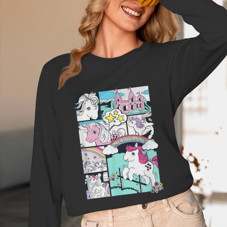 My Little Pony Classic Vintage Rainbow Castle Comic Book Unisex Long Sleeve T-Shirt