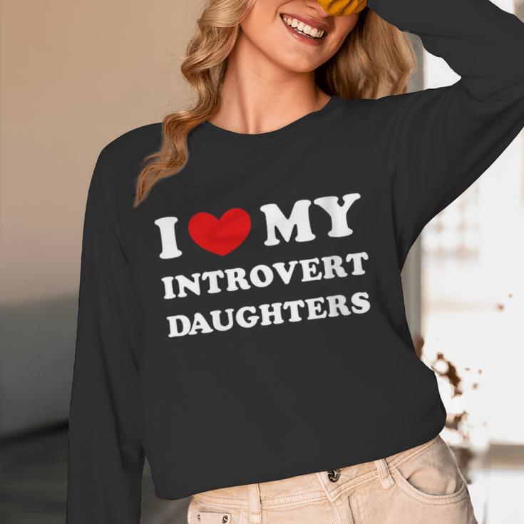 I Love My Introvert Daughters Heart My Introvert Daughters Unisex Long Sleeve T-Shirt I Love My Introvert Daughters Heart My Introvert Daughters Unisex Long Sleeve T-Shirt