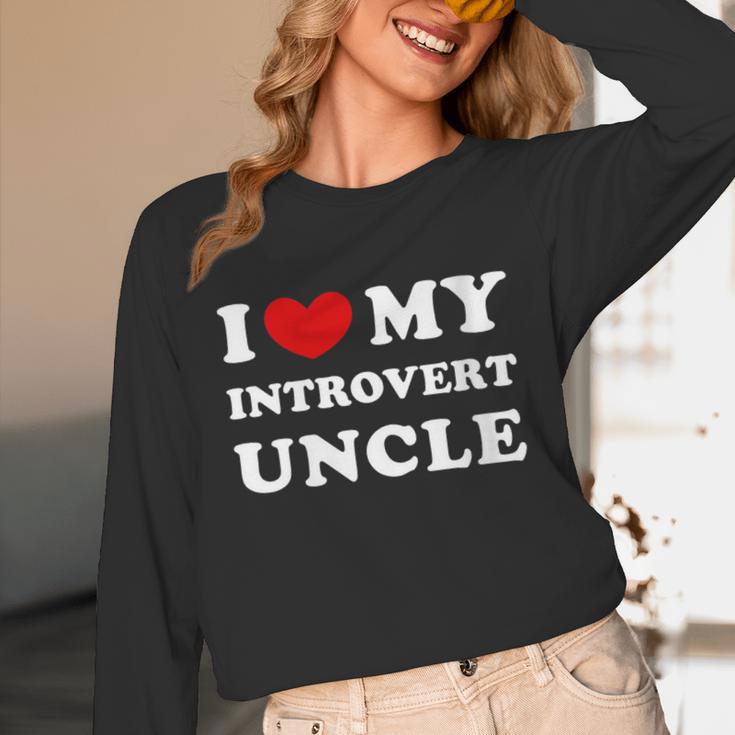I Love My Introvert Uncle I Heart My Introvert Uncle Unisex Long Sleeve T-Shirt I Love My Introvert Uncle I Heart My Introvert Uncle Unisex Long Sleeve T-Shirt