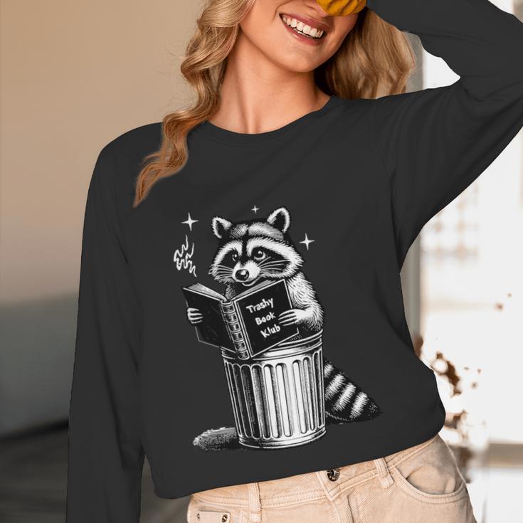 I Love Trashy Book Club Raccoon No Shelf Control Weirdcore Unisex Long Sleeve T-Shirt I Love Trashy Book Club Raccoon No Shelf Control Weirdcore Unisex Long Sleeve T-Shirt