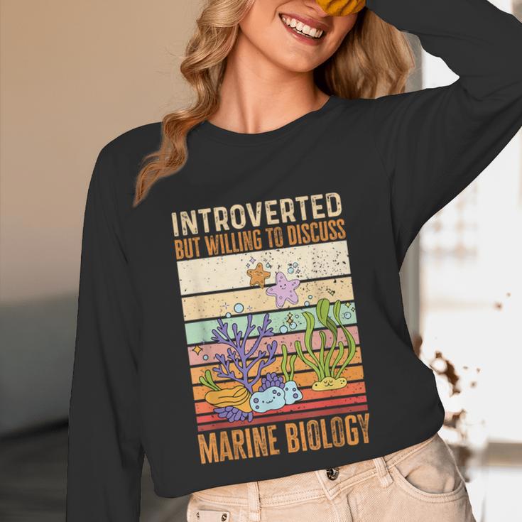 Marine Biology Ocean Introvert Marine Biologist Unisex Long Sleeve T-Shirt Marine Biology Ocean Introvert Marine Biologist Unisex Long Sleeve T-Shirt