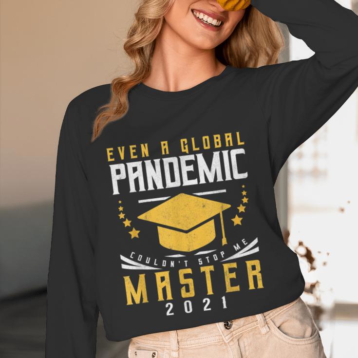 Master 2021 Graduation Graduate Masters Degree Unisex Long Sleeve T-Shirt