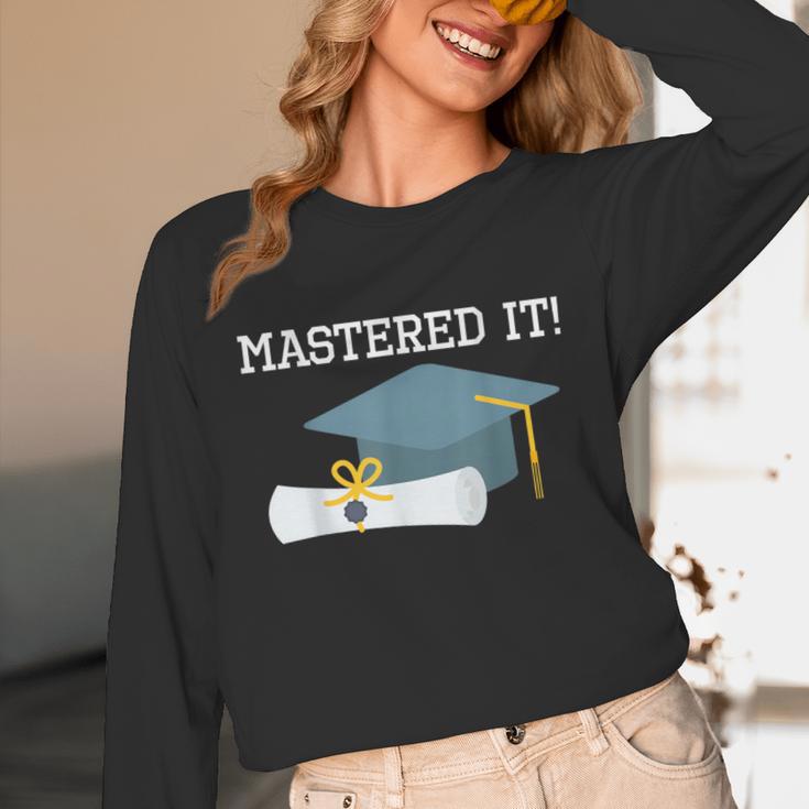 Masters Degree Graduation 2021 Social Work MPH MSW Grad Unisex Long Sleeve T-Shirt