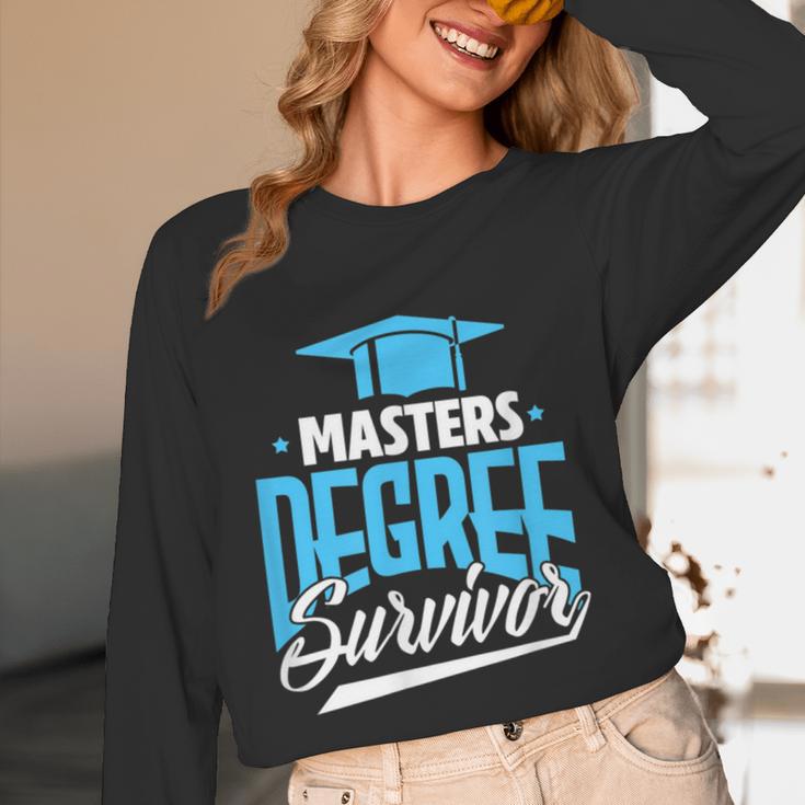 Master's Degree Graduation Masters Degree Survivor Unisex Long Sleeve T-Shirt