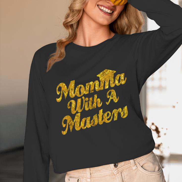 Masters Degree Graduation For Mom Wife Social Work MBA Unisex Long Sleeve T-Shirt