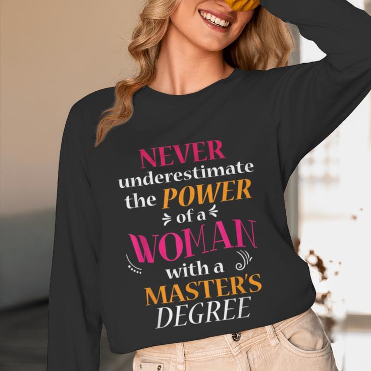 Masters Degree Graduation MPH Social Work Unisex Long Sleeve T-Shirt