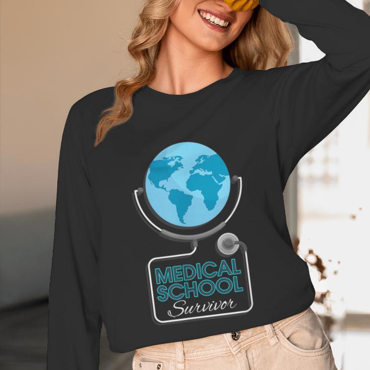 Medical School Survivor Med Graduation Unisex Long Sleeve T-Shirt