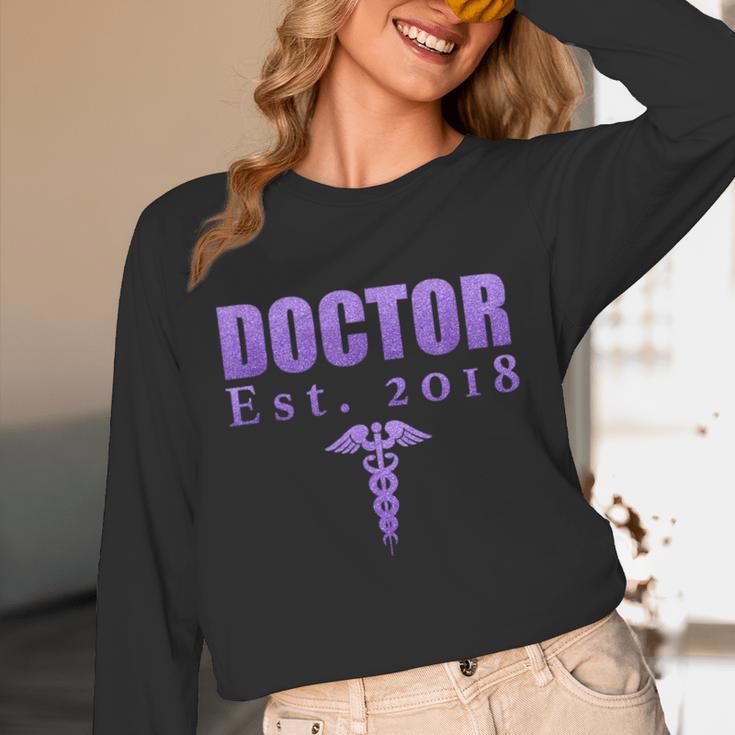 Medical Student Shirt Doctor Graduation Tshirt MD DO Degree Unisex Long Sleeve T-Shirt
