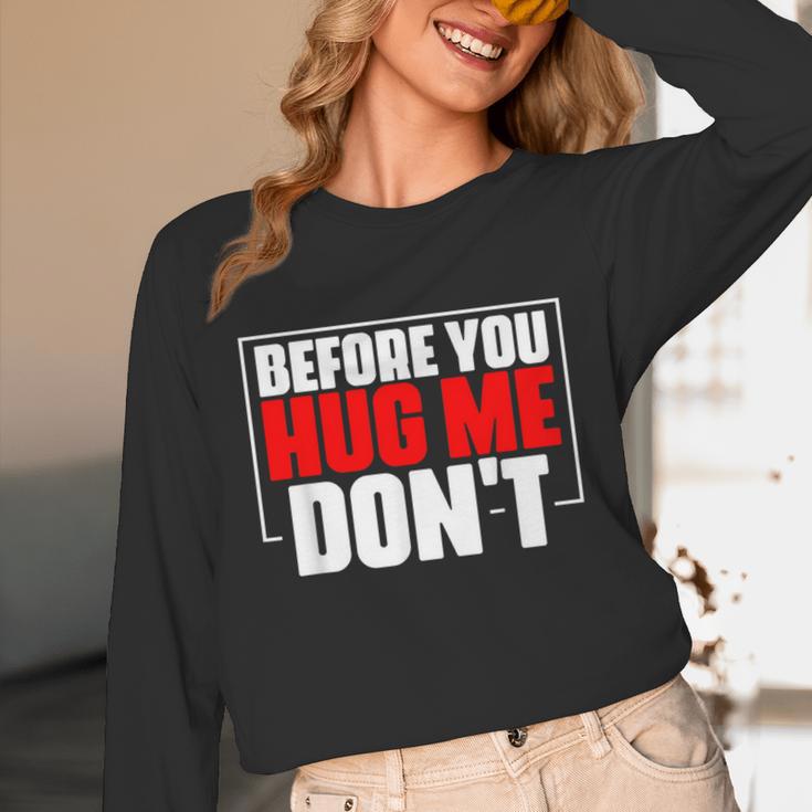 Meme Sarcastic Quotes For Antisocials Introverts Unisex Long Sleeve T-Shirt Meme Sarcastic Quotes For Antisocials Introverts Unisex Long Sleeve T-Shirt