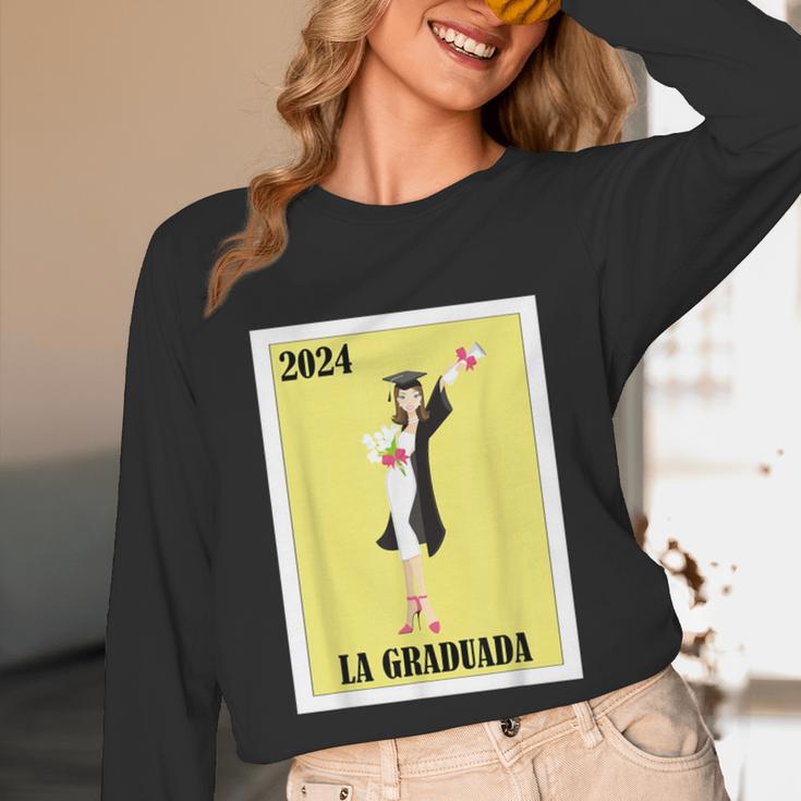 Mexican For Graduation La Graduada 2024 Unisex Long Sleeve T-Shirt