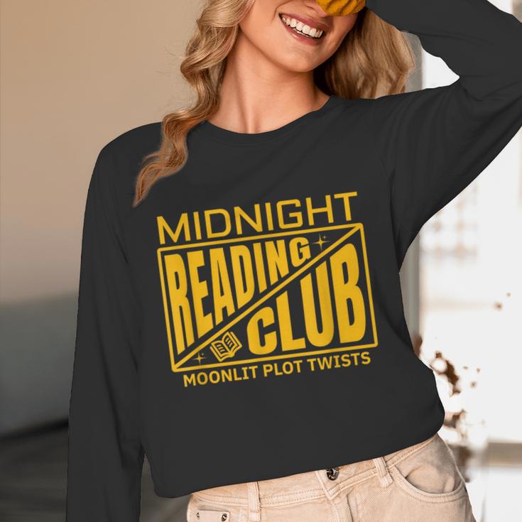 Midnight Reading Club Night Owl Book Readers Unisex Long Sleeve T-Shirt Midnight Reading Club Night Owl Book Readers Unisex Long Sleeve T-Shirt