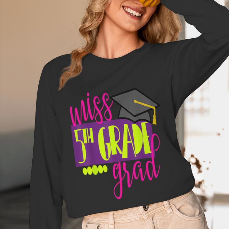 Miss 5th Grade Shirt 5 Grad Kids Girl Graduation School Unisex Long Sleeve T-Shirt
