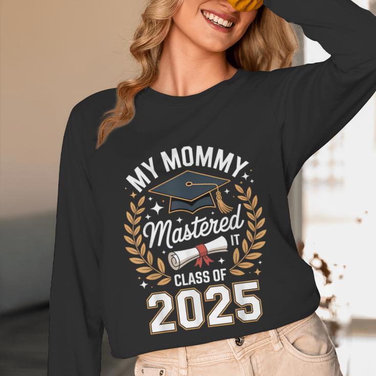 My Mommy Mastered It Class Of 2025 Masters Graduation Outfit Unisex Long Sleeve T-Shirt