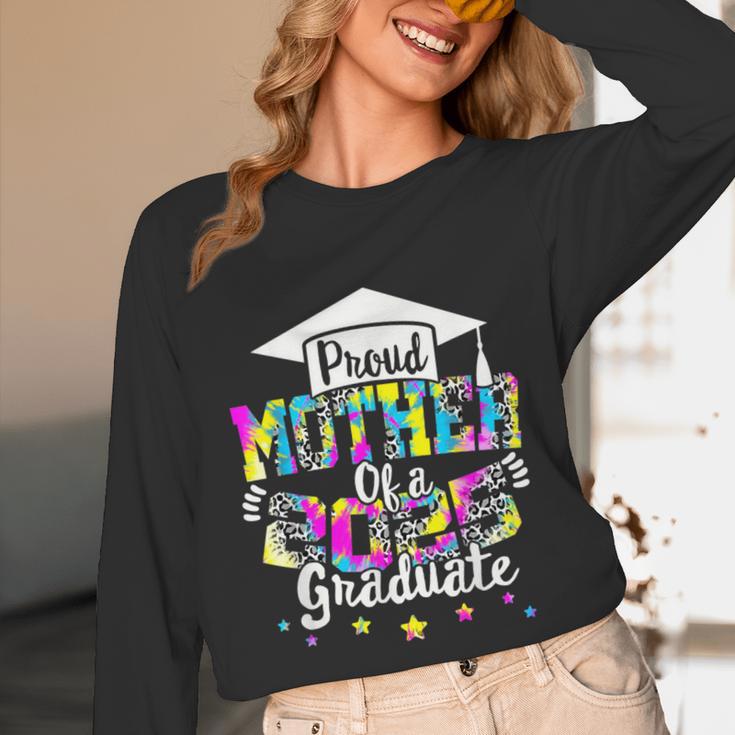 Mother Of a 2025 Graduate Tie Dye Class Senior Graduation 25 Unisex Long Sleeve T-Shirt