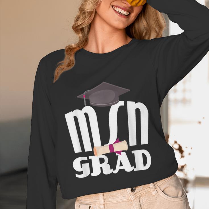 MSN Masters Graduation Men Women Son Daughter Unisex Long Sleeve T-Shirt