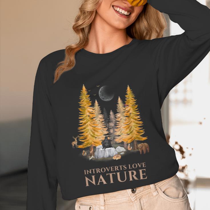 Nature Scene Tees For Introverts Quiet Escape Solitude Unisex Long Sleeve T-Shirt Nature Scene Tees For Introverts Quiet Escape Solitude Unisex Long Sleeve T-Shirt