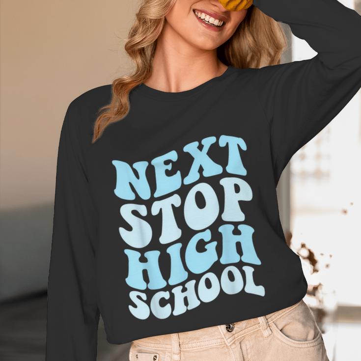 Next Stop High School Elementary School Graduation 2025 Unisex Long Sleeve T-Shirt