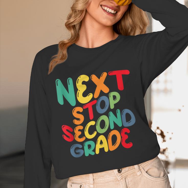 Next Stop Second Grade 1st Grade Graduation Day Kids Unisex Long Sleeve T-Shirt