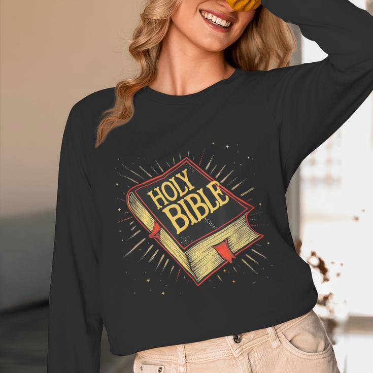 Nice Holy Book Costume For Bible Lovers Unisex Long Sleeve T-Shirt